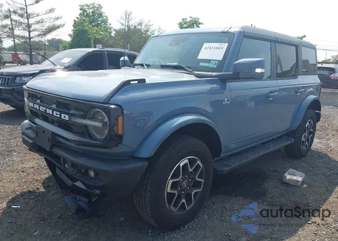 2024 Ford Bronco Outer Banks z USA, uszkodzony, nr VIN 1FMDE8BH1RLA23461